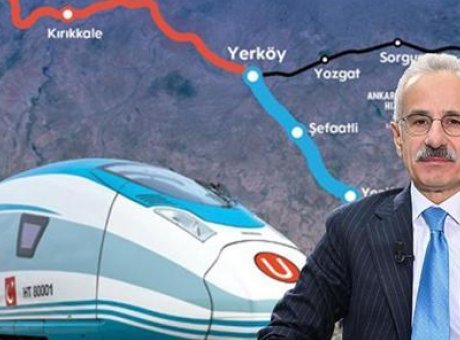 Yerk&ouml;y-Kayseri Y&uuml;ksek Hızlı Tren Projesiyle Seyahat S&uuml;resi 1 Saat 45 Dakikaya İniyor!