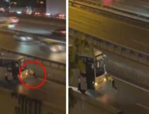 İstanbul’da Kadın Trafik Polisi Şaşkınlık Yaratan Kahramanlık G&ouml;sterdi!